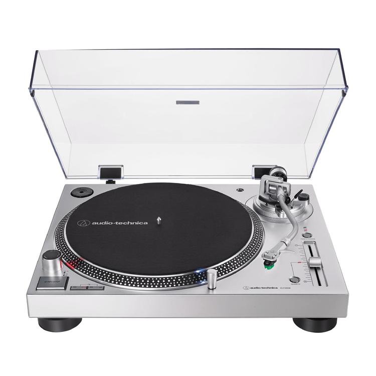 Audio-Technica AT-LP120XUSB-SV | Table tournante - Entraînement direct - Analogique et USB - Argent-SONXPLUS La Sarre