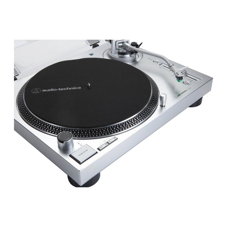 Audio-Technica AT-LP120XUSB-SV | Table tournante - Entraînement direct - Analogique et USB - Argent-SONXPLUS La Sarre