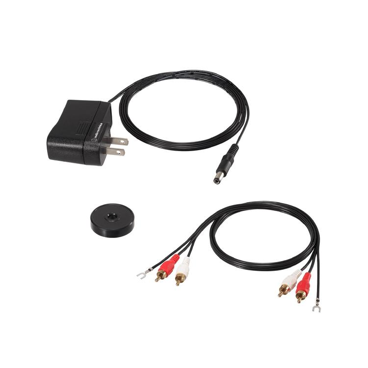 Audio-Technica AT-LPW40WN | Table tournante - Entraînement par courroie entièrement manuel - Noir-SONXPLUS La Sarre