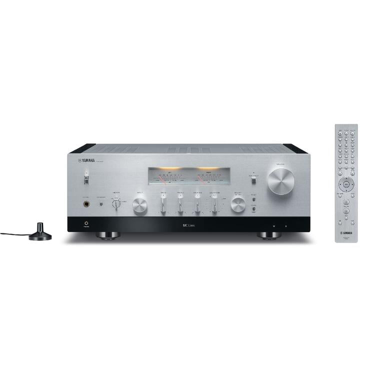 Yamaha RN2000A | Récepteur réseau hi-fi stéréo avec MusicCast - 120 W + 120 W - Airplay - Argent-SONXPLUS La Sarre