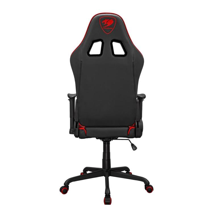 Cougar Armor Elite 300219 | Chaise de jeu - Ergonomique et réglable - Cuir PVC - Noir/Rouge-SONXPLUS La Sarre