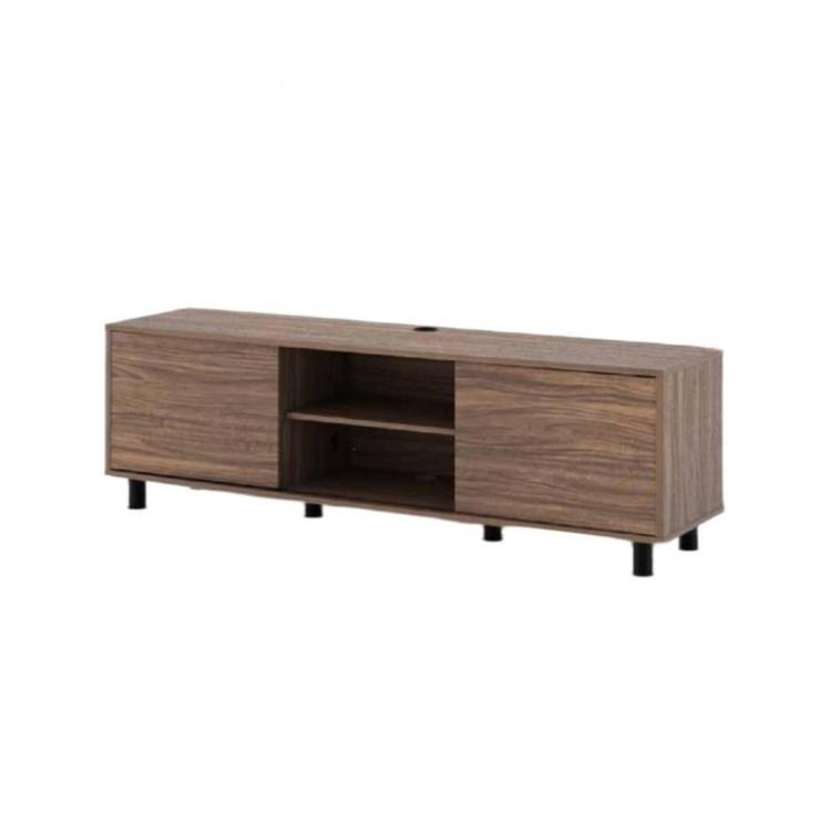 Sonora S20V65MB | Meuble téléviseur - 65" de large - 2 Armoires - Brun moyen-SONXPLUS La Sarre