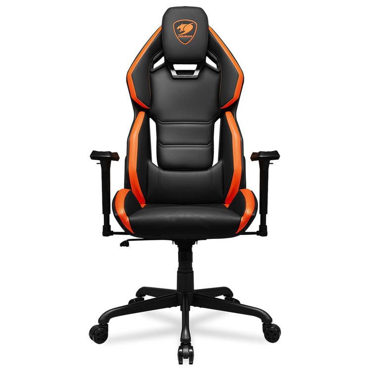 Cougar Hotrod | Chaise de jeu - Dossier multizones - Accoudoir réglable en 3D - Orange-SONXPLUS La Sarre