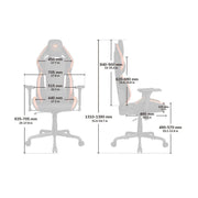 Cougar Hotrod | Chaise de jeu - Dossier multizones - Accoudoir réglable en 3D - Orange-SONXPLUS La Sarre