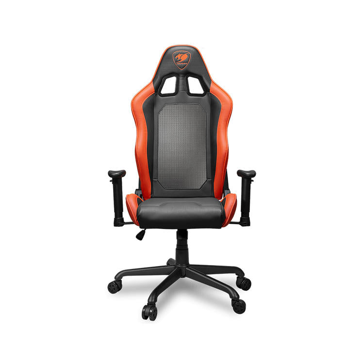 Cougar Armor Air | Chaise de jeu - Dossier haut à 2 options - Accoudoir réglable 2D - Orange-SONXPLUS La Sarre