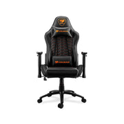 Cougar Outrider | Chaise de jeu - Inclinaison jusqu'à 180 degrés - Logo brodé - Noir-SONXPLUS La Sarre