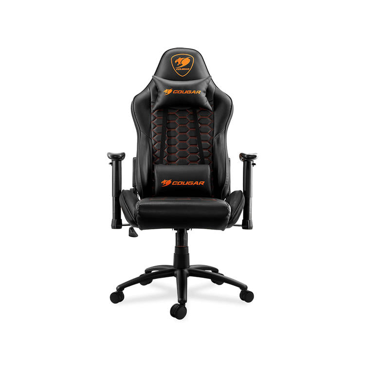 Cougar Outrider | Chaise de jeu - Inclinaison jusqu'à 180 degrés - Logo brodé - Noir-SONXPLUS La Sarre