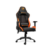 Cougar Outrider | Chaise de jeu - Inclinaison jusqu'à 180 degrés - Logo brodé - Orange-SONXPLUS La Sarre