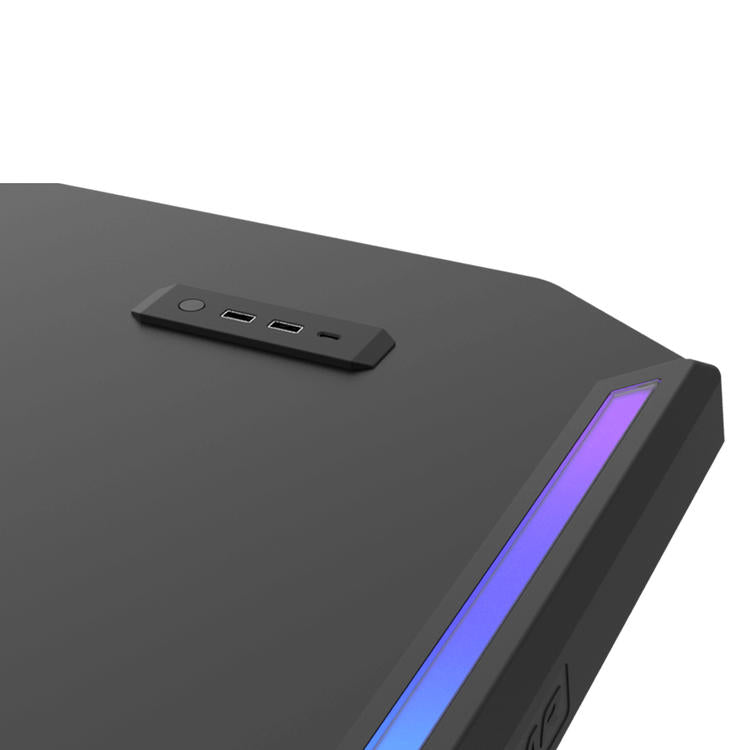 Cougar E-Deimus 120 | Table de jeu électrique - Ports intégrés - Éclairage RVB - Noir-SONXPLUS La Sarre