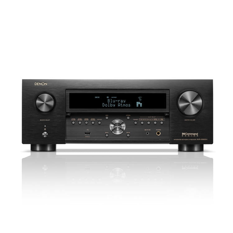 Denon AVRX6800H | Récepteur AV 11.4 canaux - Cinéma maison - 3D - 8K - HEOS - Noir-SONXPLUS La Sarre