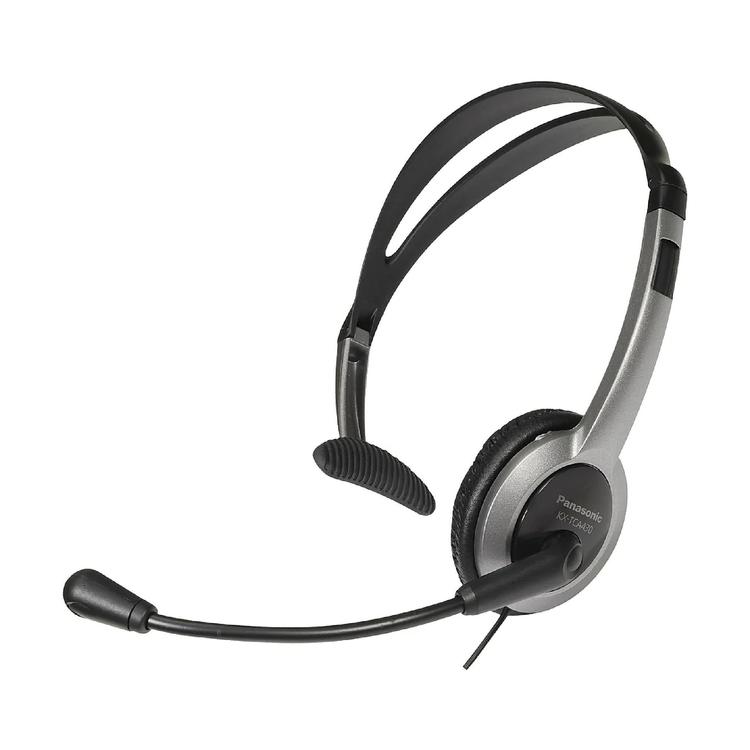 Panasonic KXTCA430S | Casque téléphonique - Microphone flexible - Réversible Gauche/Droite-SONXPLUS La Sarre
