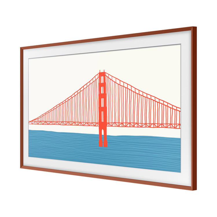 Samsung VG-SCFA55TRCZA | Contour pour téléviseur 55" The Frame - Rouge Brique-SONXPLUS La Sarre