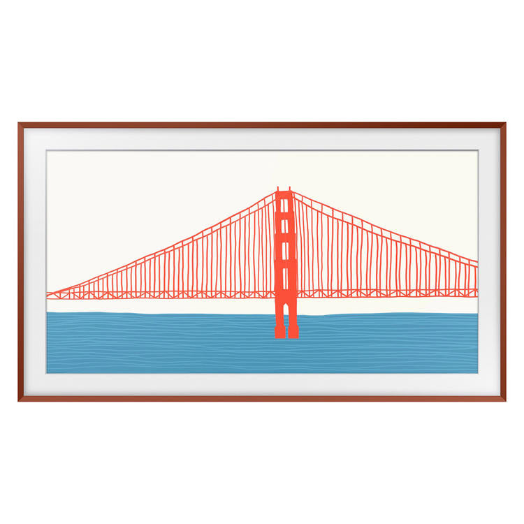 Samsung VG-SCFA65TRCZA | Contour pour téléviseur 65" The Frame - Rouge Brique-SONXPLUS La Sarre
