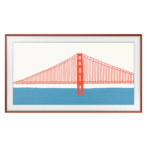 Samsung VG-SCFA65TRCZA | Contour pour téléviseur 65" The Frame - Rouge Brique-SONXPLUS La Sarre