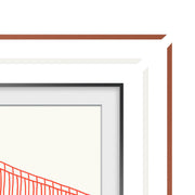 Samsung VG-SCFA65TRCZA | Contour pour téléviseur 65" The Frame - Rouge Brique-SONXPLUS La Sarre