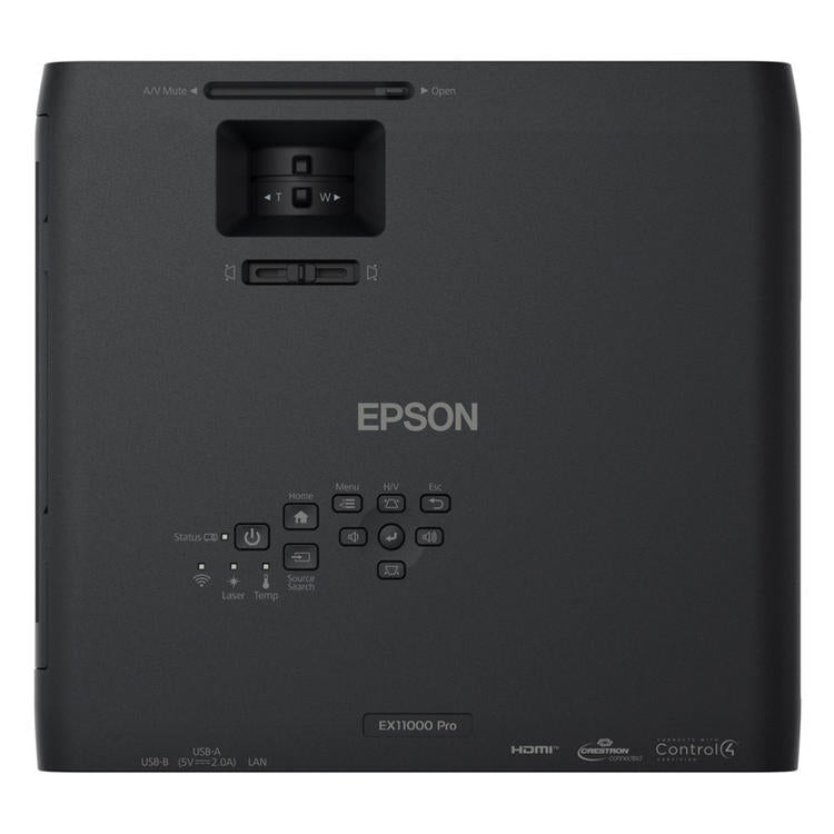 Epson EX11000 | Projecteur laser - 3LCD FHD 1080p - 4600 Lumens - Sans fil - Noir-SONXPLUS La Sarre