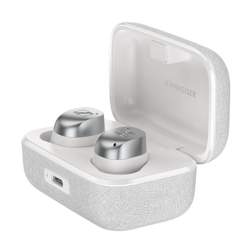 Sennheiser MOMENTUM True Wireless 4 | Écouteurs intra-auriculaires - Sans fil - Réduction adaptative du bruit - Blanc/Argent-SONXPLUS La Sarre