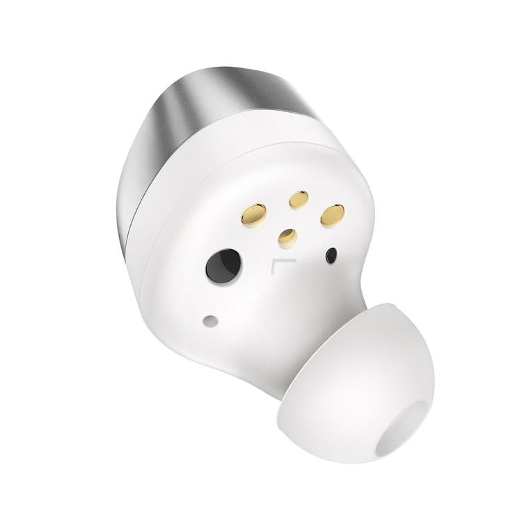 Sennheiser MOMENTUM True Wireless 4 | Écouteurs intra-auriculaires - Sans fil - Réduction adaptative du bruit - Blanc/Argent-SONXPLUS La Sarre