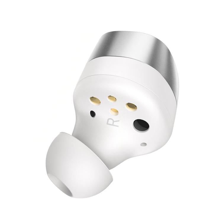 Sennheiser MOMENTUM True Wireless 4 | Écouteurs intra-auriculaires - Sans fil - Réduction adaptative du bruit - Blanc/Argent-SONXPLUS La Sarre