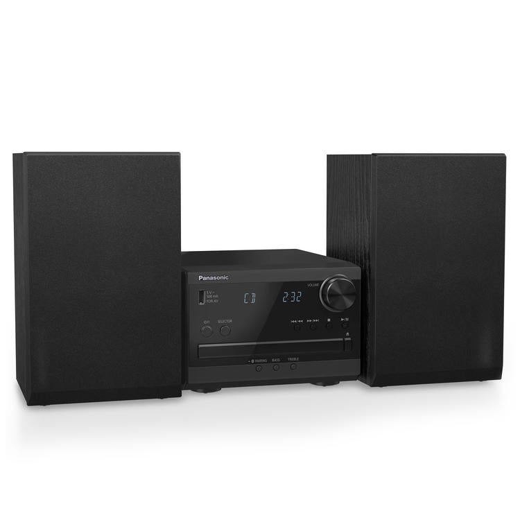 Panasonic SC-PM270K | Micro-Chaîne - Lecteur CD - Radio - Bluetooth - Noir-SONXPLUS La Sarre