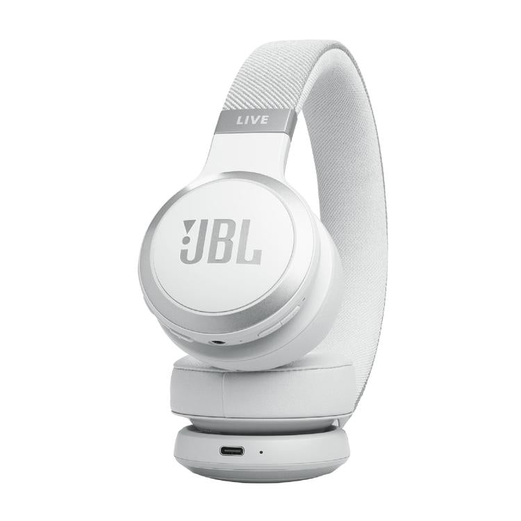 JBL Live 670NC | Écouteurs circum-auriculaires - Sans fil - Bluetooth - Blanc-SONXPLUS La Sarre