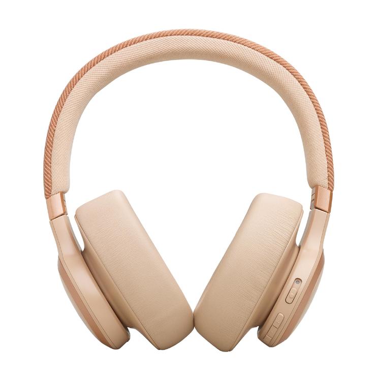 JBL Live 770NC | Écouteurs circum-auriculaires - Sans fil - Bluetooth - Sable-SONXPLUS La Sarre