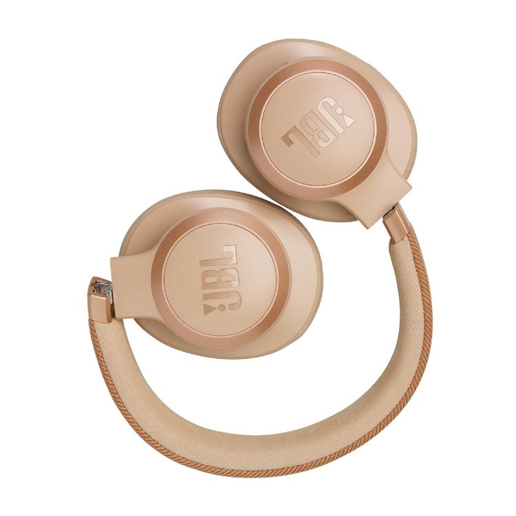 JBL Live 770NC | Écouteurs circum-auriculaires - Sans fil - Bluetooth - Sable-SONXPLUS La Sarre