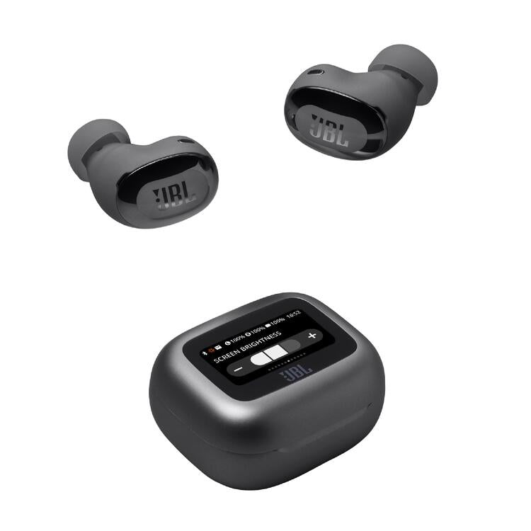 JBL Live Buds 3 | Écouteurs intra-auriculaires - Écran tactile LED 1,45" - Bluetooth - Noir-SONXPLUS La Sarre