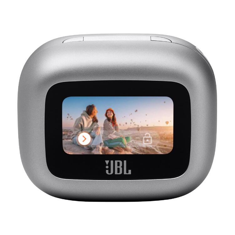 JBL Live Buds 3 | Écouteurs intra-auriculaires - Écran tactile LED 1,45" - Bluetooth - Argent-SONXPLUS La Sarre