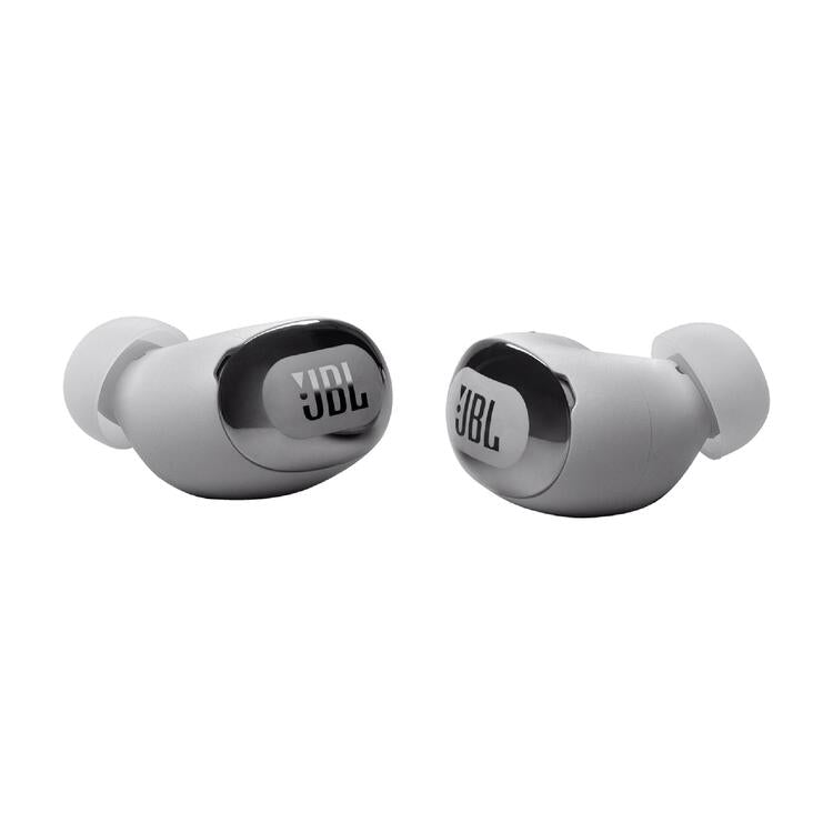 JBL Live Buds 3 | Écouteurs intra-auriculaires - Écran tactile LED 1,45" - Bluetooth - Argent-SONXPLUS La Sarre