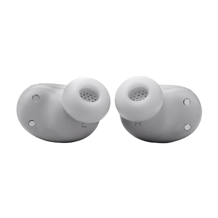 JBL Live Buds 3 | Écouteurs intra-auriculaires - Écran tactile LED 1,45" - Bluetooth - Argent-SONXPLUS La Sarre
