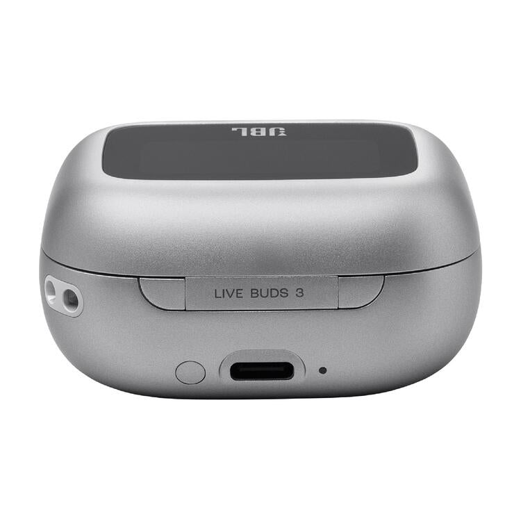JBL Live Buds 3 | Écouteurs intra-auriculaires - Écran tactile LED 1,45" - Bluetooth - Argent-SONXPLUS La Sarre