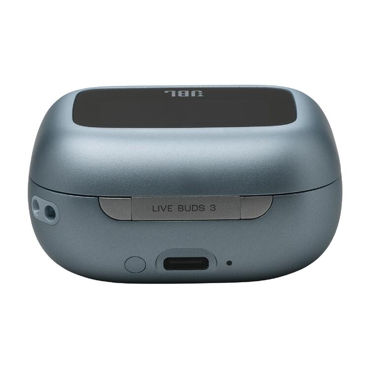 JBL Live Buds 3 | Écouteurs intra-auriculaires - Écran tactile LED 1,45" - Bluetooth - Bleu-SONXPLUS La Sarre