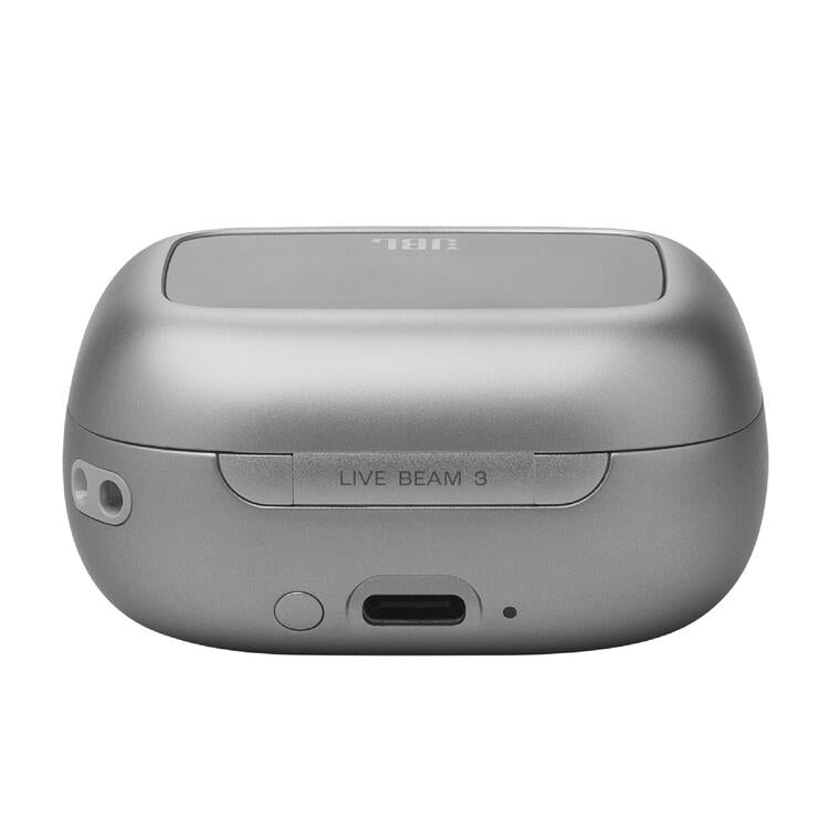 JBL Live Beam 3 | Écouteurs intra-auriculaires - Écran tactile LED 1,45" - Argent-SONXPLUS La Sarre
