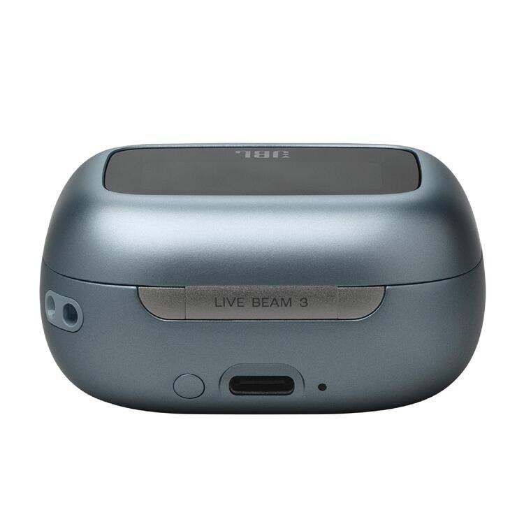 JBL Live Beam 3 | Écouteurs intra-auriculaires - Écran tactile LED 1,45" - Bleu-SONXPLUS La Sarre