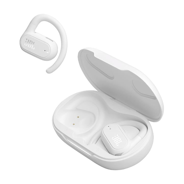 JBL Soundgear Sense | Écouteurs sportifs à conduction - Bluetooth - Blanc-SONXPLUS La Sarre