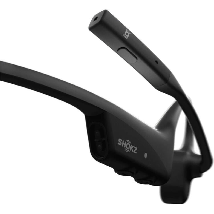 SHOKZ OpenComm2 | Écouteurs à conduction osseuse - Bluetooth - Microphone - Noir-SONXPLUS La Sarre