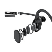 SHOKZ OpenComm2 | Écouteurs à conduction osseuse - Bluetooth - Microphone - Noir-SONXPLUS La Sarre