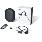 SHOKZ OpenComm2 USB-A | Écouteurs à conduction osseuse - Bluetooth - Adaptateur USB-A - Microphone - Noir-SONXPLUS La Sarre