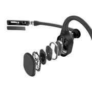 SHOKZ OpenComm2 USB-C | Écouteurs à conduction osseuse - Bluetooth - Adaptateur USB-C - Microphone - Noir-SONXPLUS La Sarre