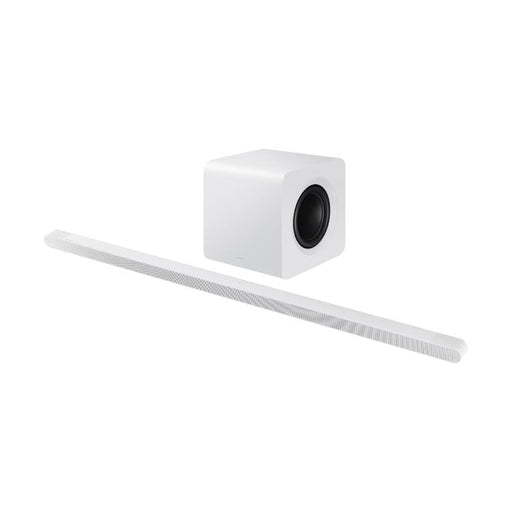 Samsung HW-S801D | Barre de son ultra slim - 3.1.2 canaux - Caisson de graves sans fil - 330W - Dolby Atmos - Bluetooth - Blanc-SONXPLUS La Sarre