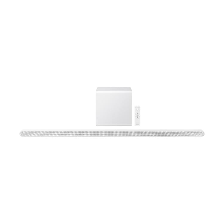 Samsung HW-S801D | Barre de son ultra slim - 3.1.2 canaux - Caisson de graves sans fil - 330W - Dolby Atmos - Bluetooth - Blanc-SONXPLUS La Sarre