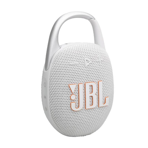JBL Clip 5 | Haut-parleur à mousqueton portable - Bluetooth - IP67 - Blanc-SONXPLUS La Sarre