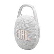 JBL Clip 5 | Haut-parleur à mousqueton portable - Bluetooth - IP67 - Blanc-SONXPLUS La Sarre