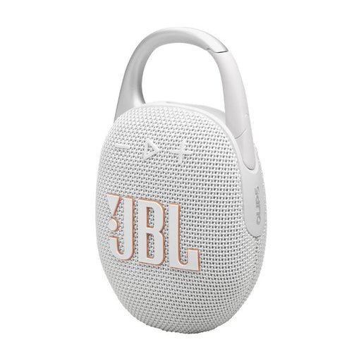 JBL Clip 5 | Haut-parleur à mousqueton portable - Bluetooth - IP67 - Blanc-SONXPLUS La Sarre