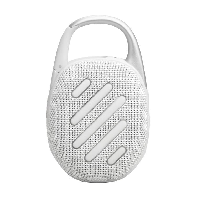JBL Clip 5 | Haut-parleur à mousqueton portable - Bluetooth - IP67 - Blanc-SONXPLUS La Sarre