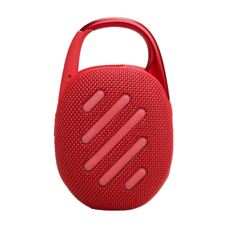 JBL Clip 5 | Haut-parleur à mousqueton portable - Bluetooth - IP67 - Rouge-SONXPLUS La Sarre