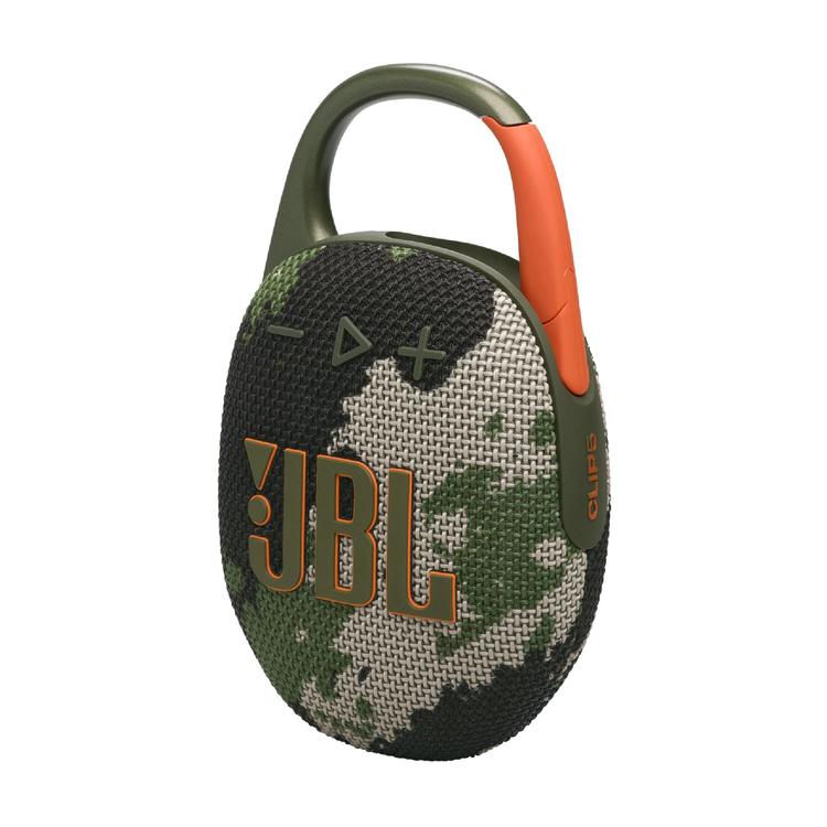 JBL Clip 5 | Haut-parleur à mousqueton portable - Bluetooth - IP67 - Camouflage-SONXPLUS La Sarre