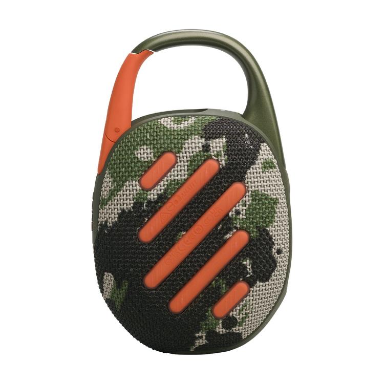JBL Clip 5 | Haut-parleur à mousqueton portable - Bluetooth - IP67 - Camouflage-SONXPLUS La Sarre