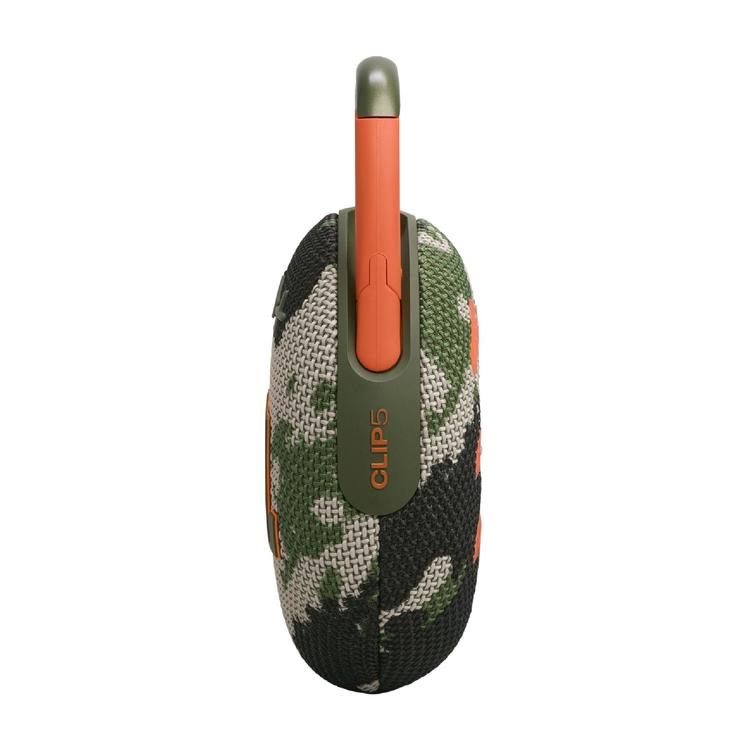 JBL Clip 5 | Haut-parleur à mousqueton portable - Bluetooth - IP67 - Camouflage-SONXPLUS La Sarre